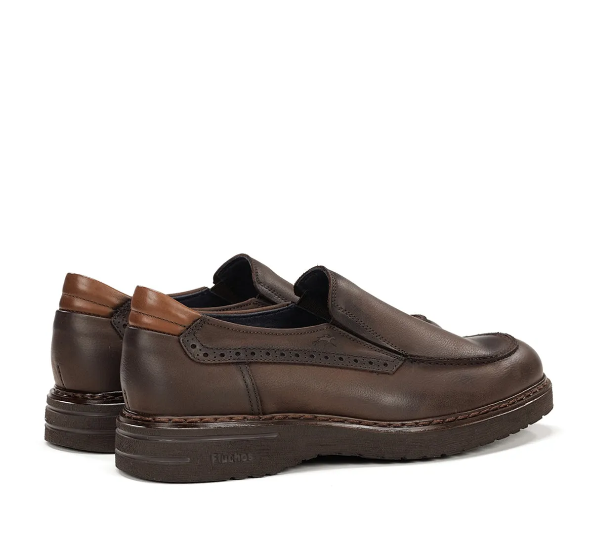 Fluchos Warrior F2031 slip on uomo marrone pelle cerata