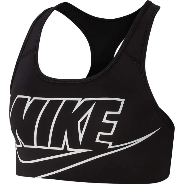 Nike T-Shirt reggiseno sportivo donna XS nero sostegno leggero