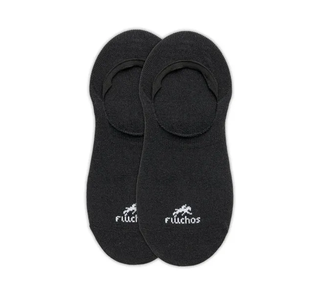 Fluchos CA0006 fantasmini donna neri 2 paia cotone