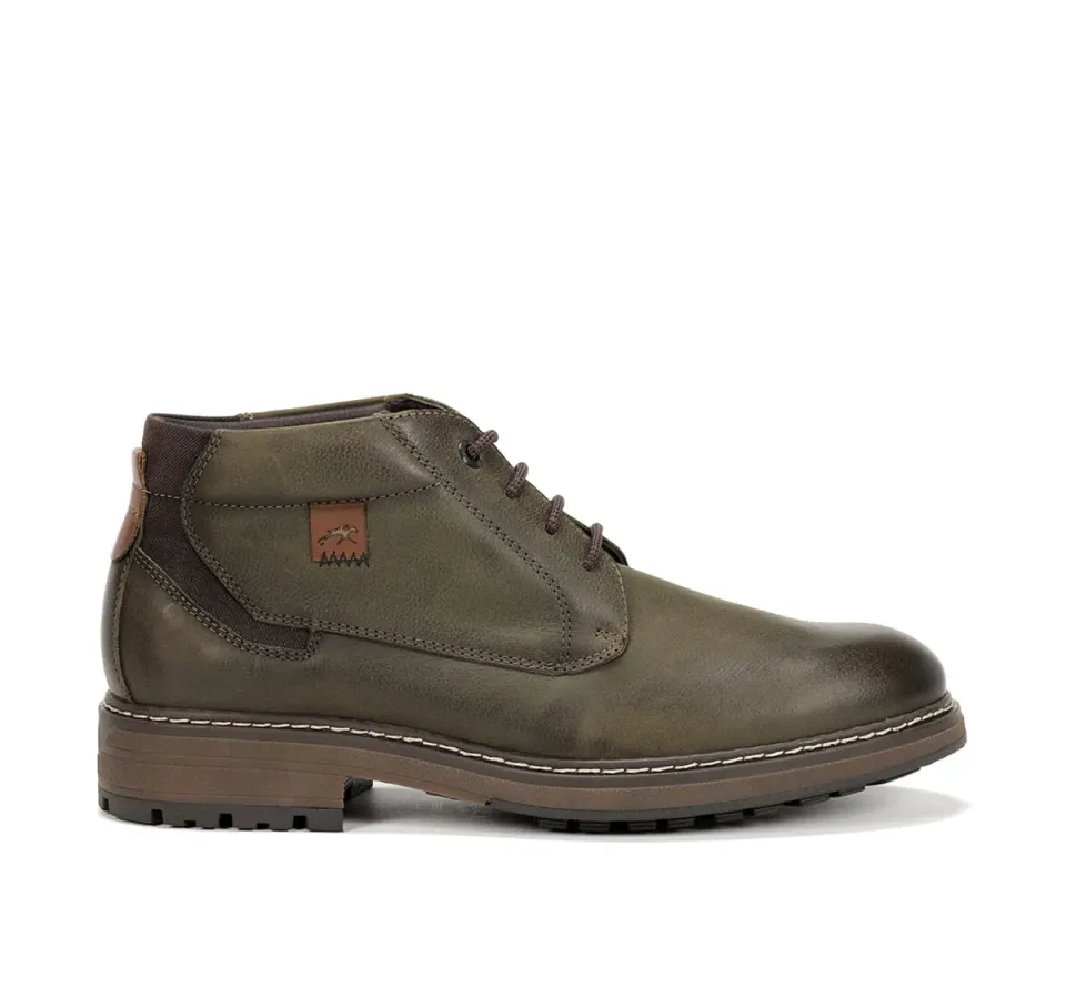 Fluchos Truman F1593 stivaletti uomo verde pelle