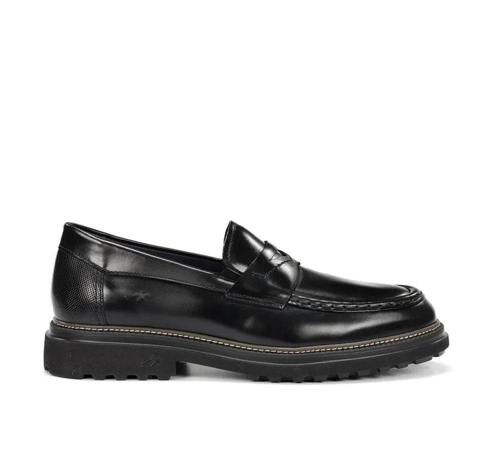 Fluchos Lincon F2058 mocassini uomo neri pelle