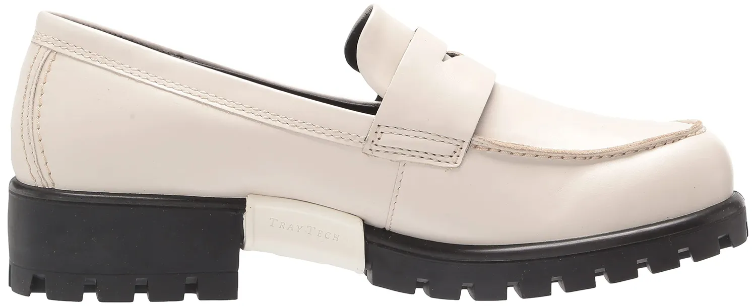 Ecco Modtray mocassino donna pelle tacco largo