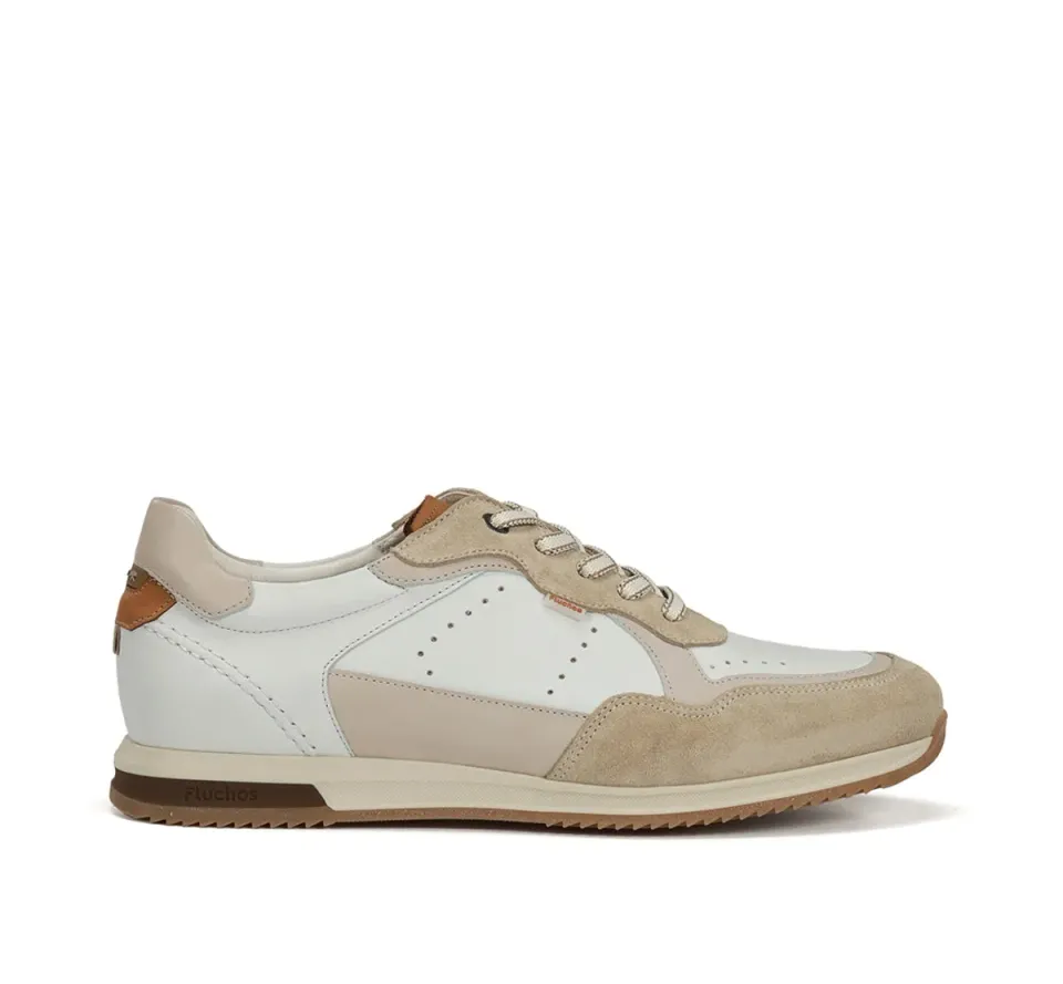 Fluchos Samir F2414 sneakers uomo beige tessuto