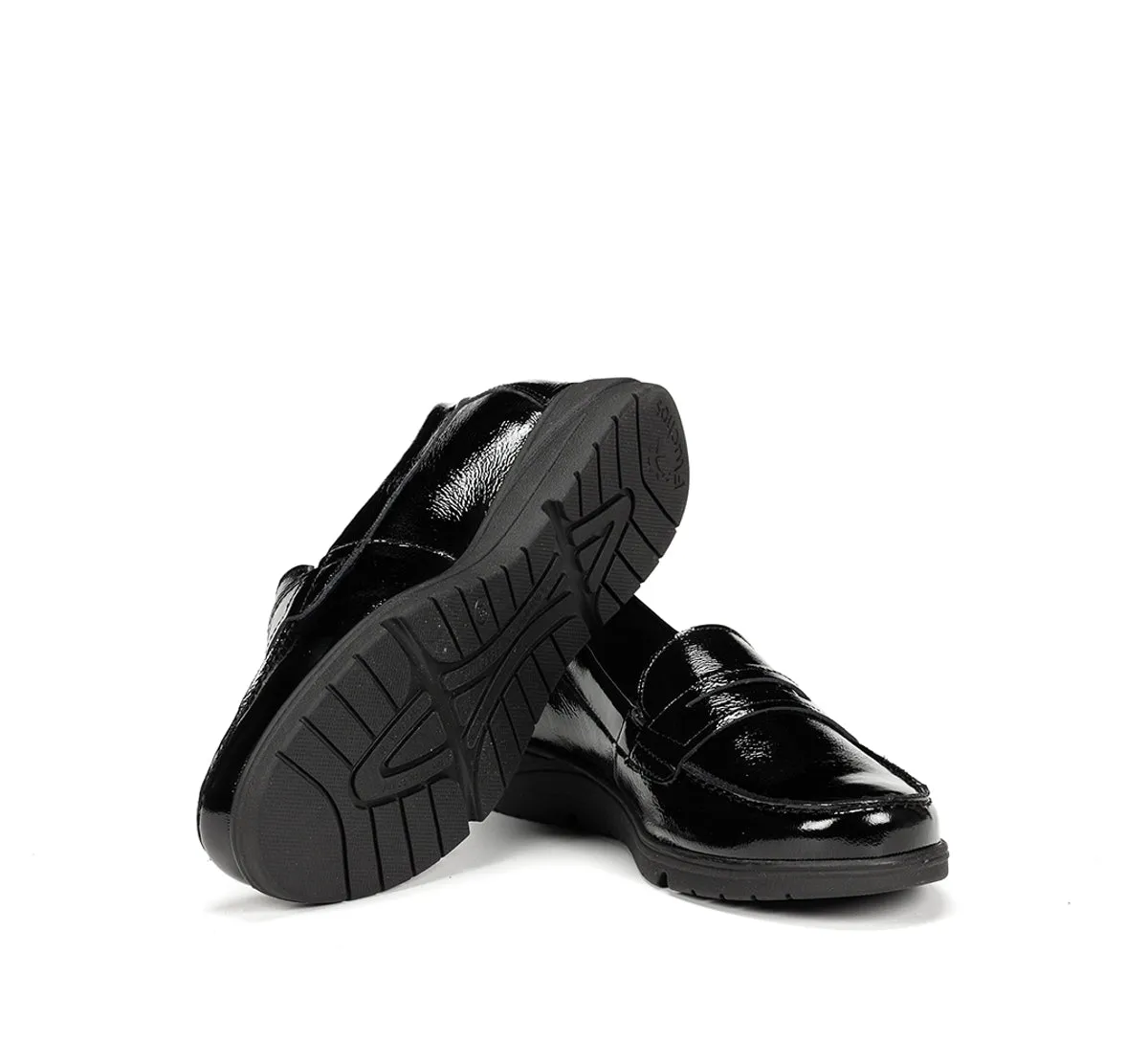 Fluchos Styll F1835 mocassini donna neri comodi