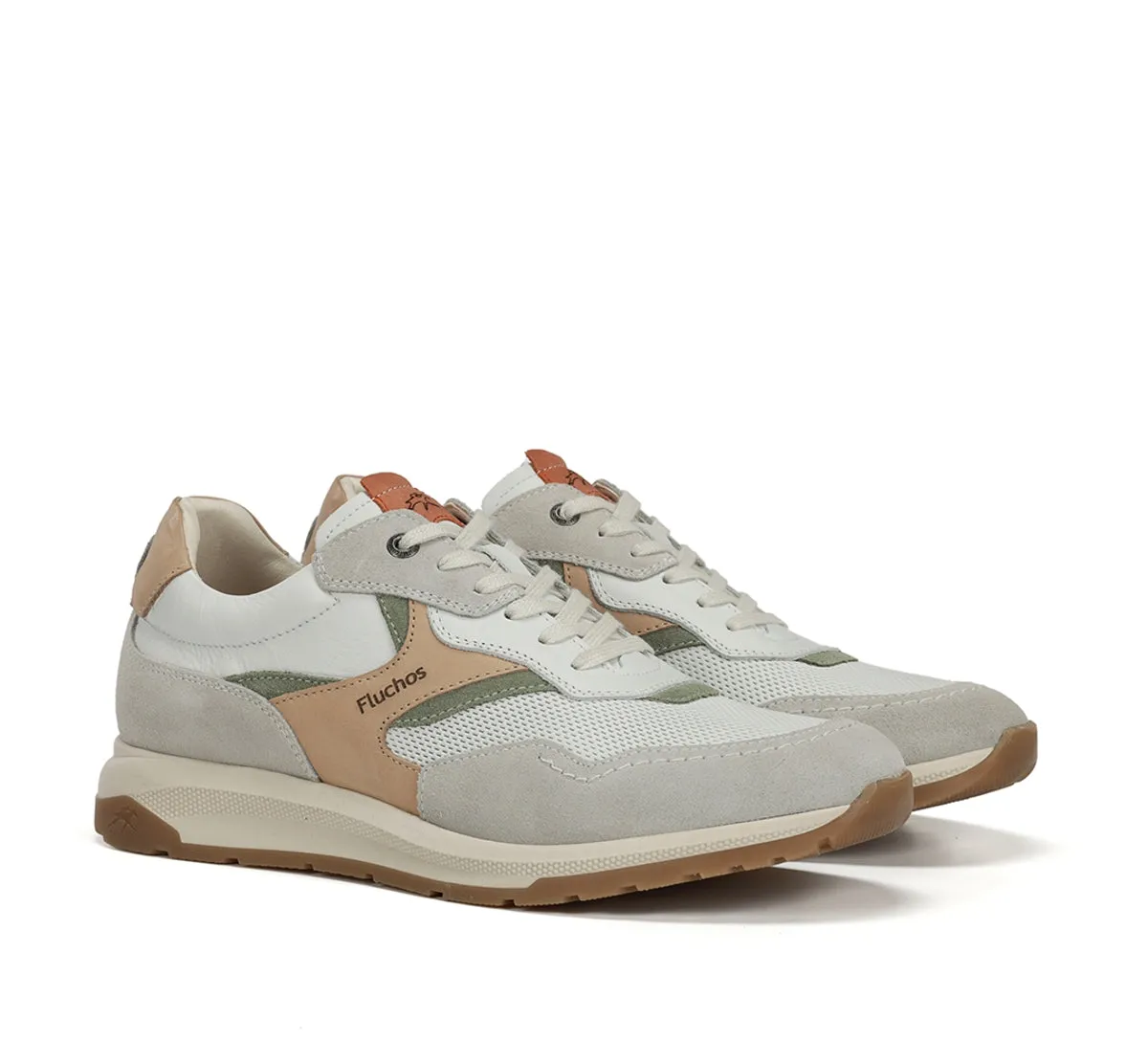 Fluchos Karter F2404 Sneakers Grigie Uomo Largo
