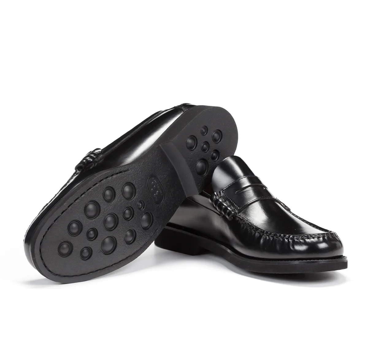 Fluchos Stamford F0047 mocassini uomo neri pelle