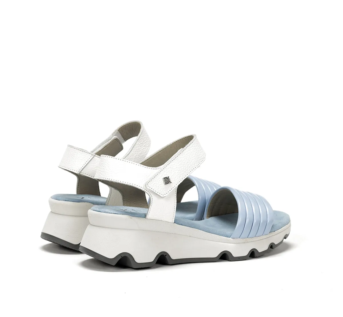 Fluchos Lais D9023 sandalo blu con zeppa