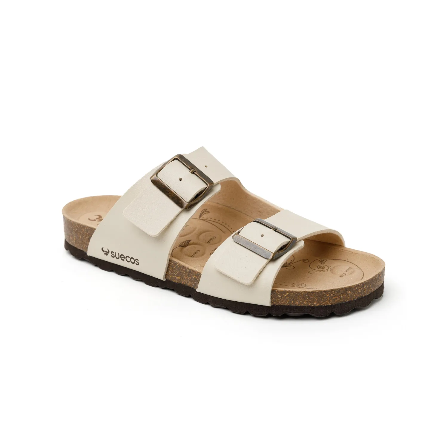 Suecos Bris sandali donna beige comodi