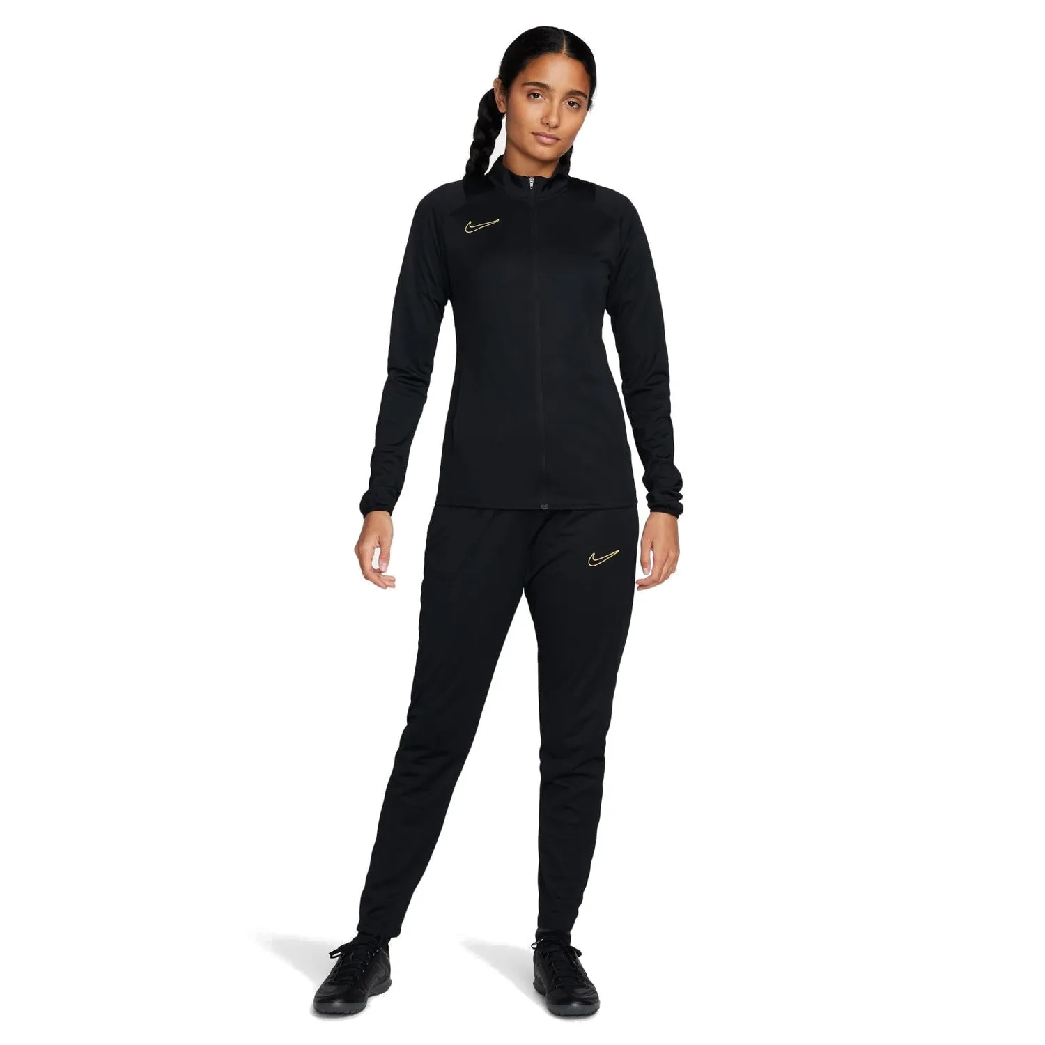 Nike Dry Academy tuta donna nero/bianco poliestere riciclato