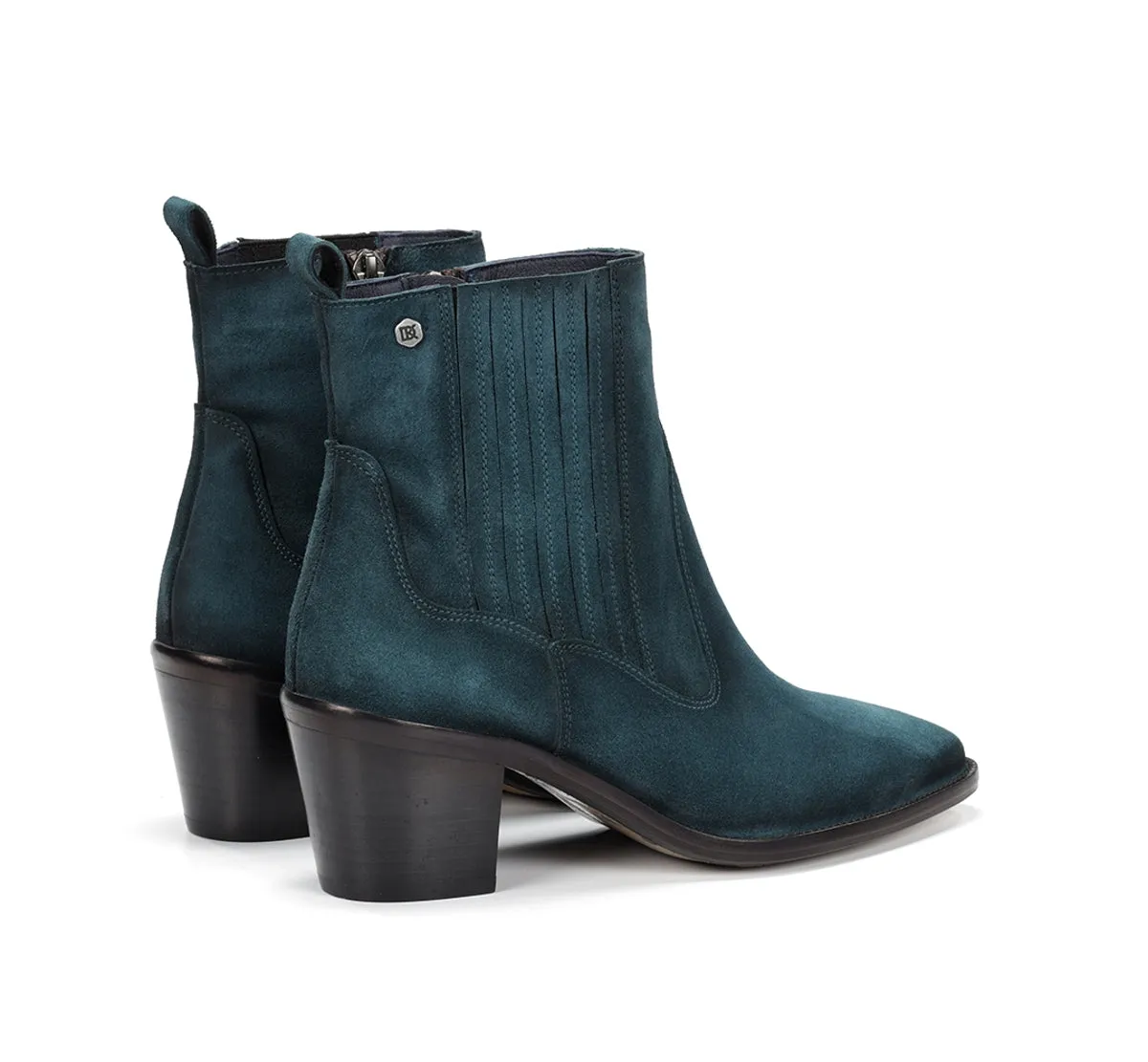 Fluchos Arwen D9425 stivaletto donna blu tacco largo
