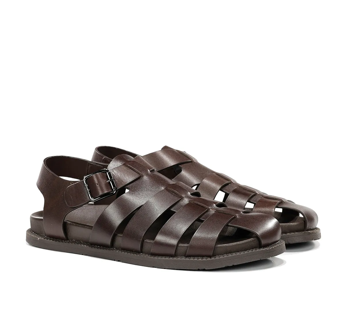 Fluchos Bari F2450 sandalo marrone uomo anatomico
