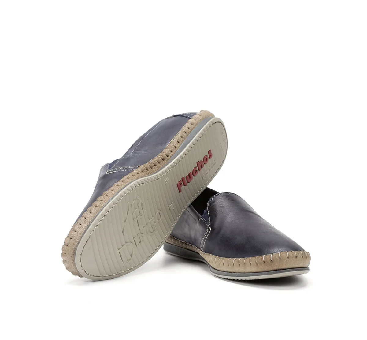 Fluchos Bahamas 8264 mocassini uomo blu senza lacci
