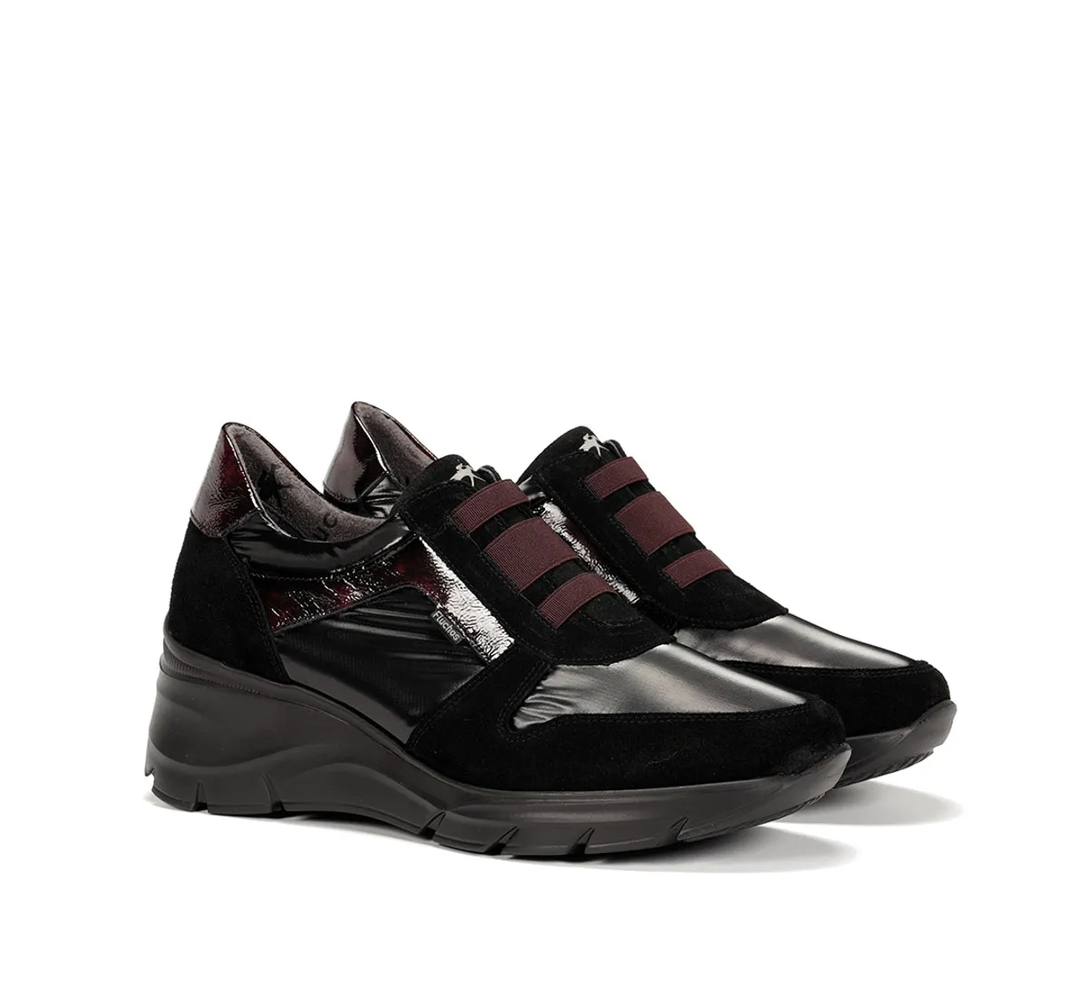Fluchos Olas F1509 sneakers donna nere zeppa