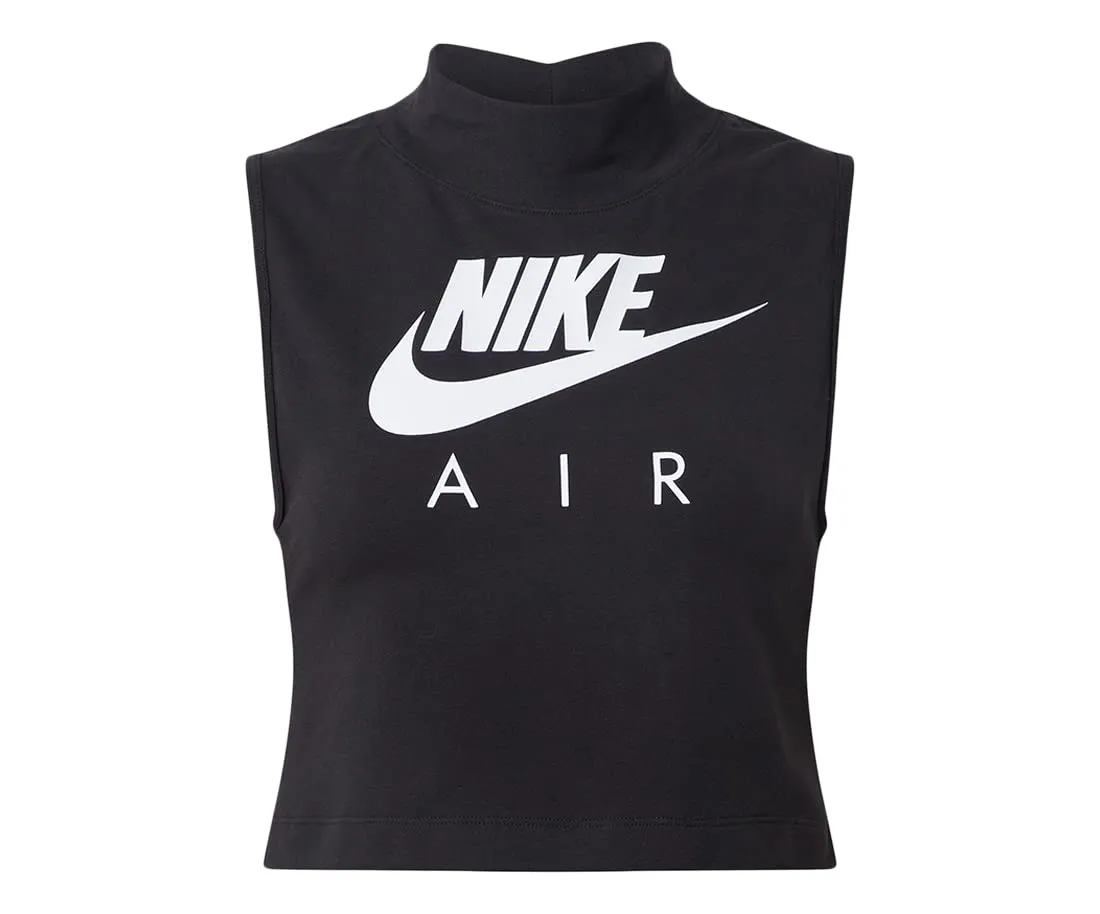 Nike NSW Air canotta XS bianco nero cotone