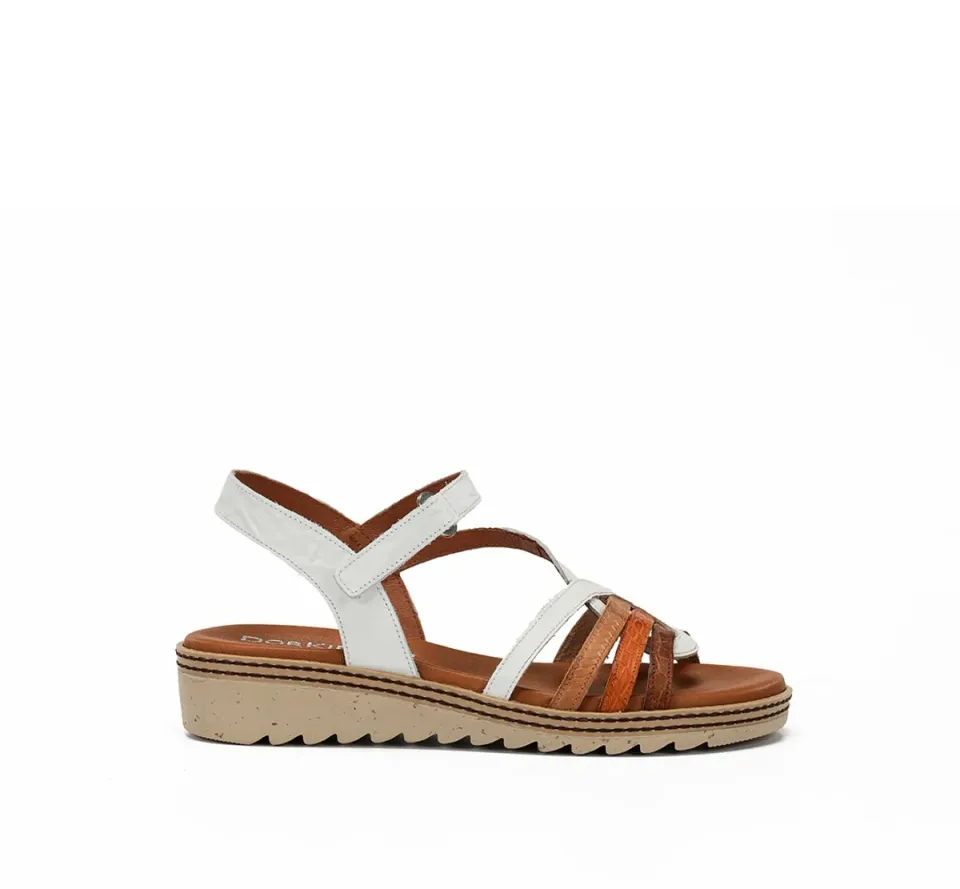 Fluchos Espe D9113 sandali donna bianchi pelle