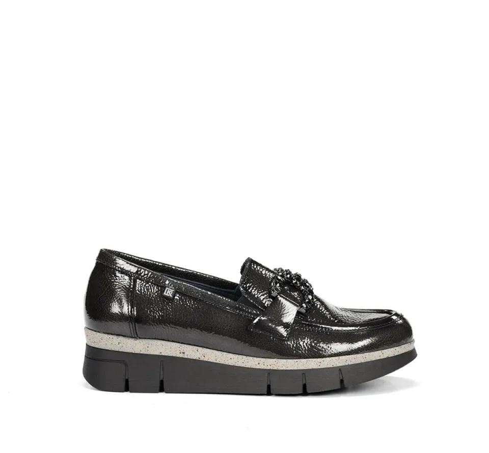 Fluchos India D9325 mocassini donna grigi suola sport