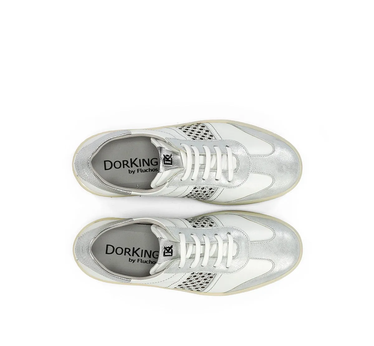 Fluchos Lynn D9478 sneakers donna argento metallizzato