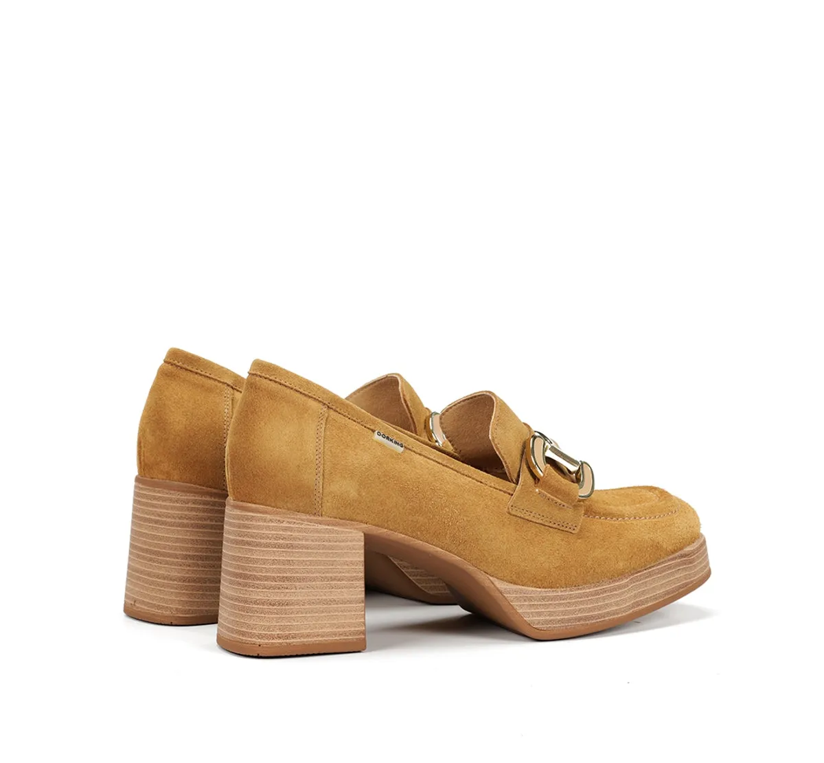 Fluchos Cristel D9232 mocassini donna marrone pelle