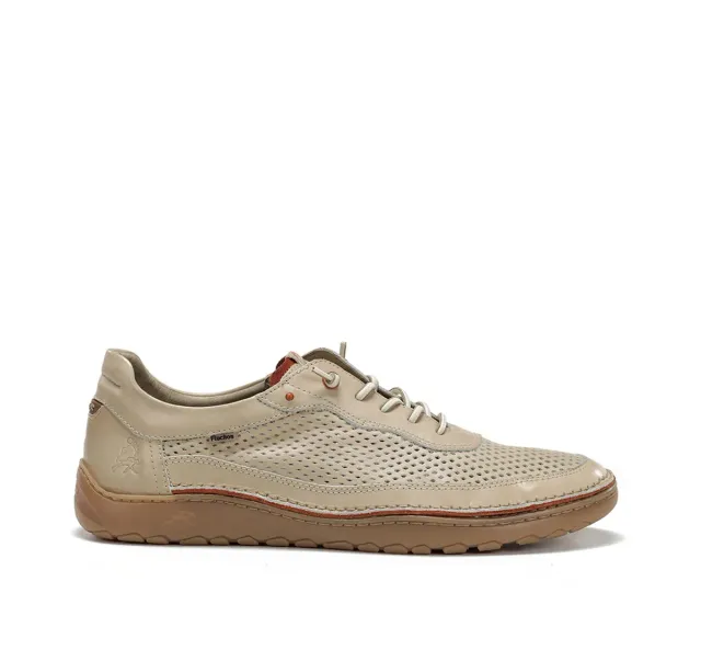 Fluchos Lenox F2219 sneakers uomo beige pianta larga