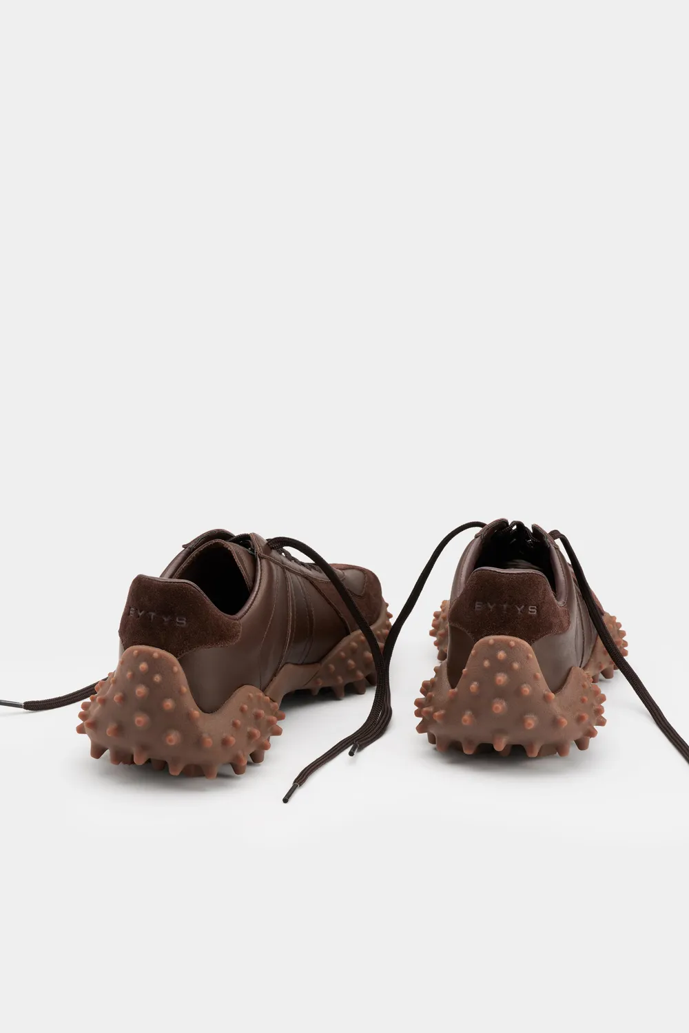 Eytys Aria sneakers pelle espresso suola spike