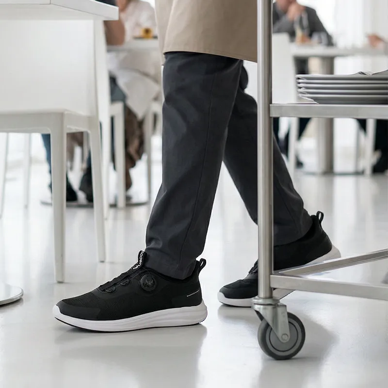 Suecos Hast Scarpe Nero Bianco Rotella