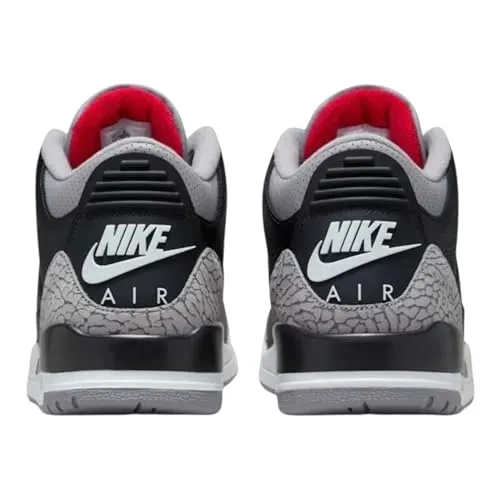Nike Air Jordan 3 Retro sneakers uomo nere 11 US pelle