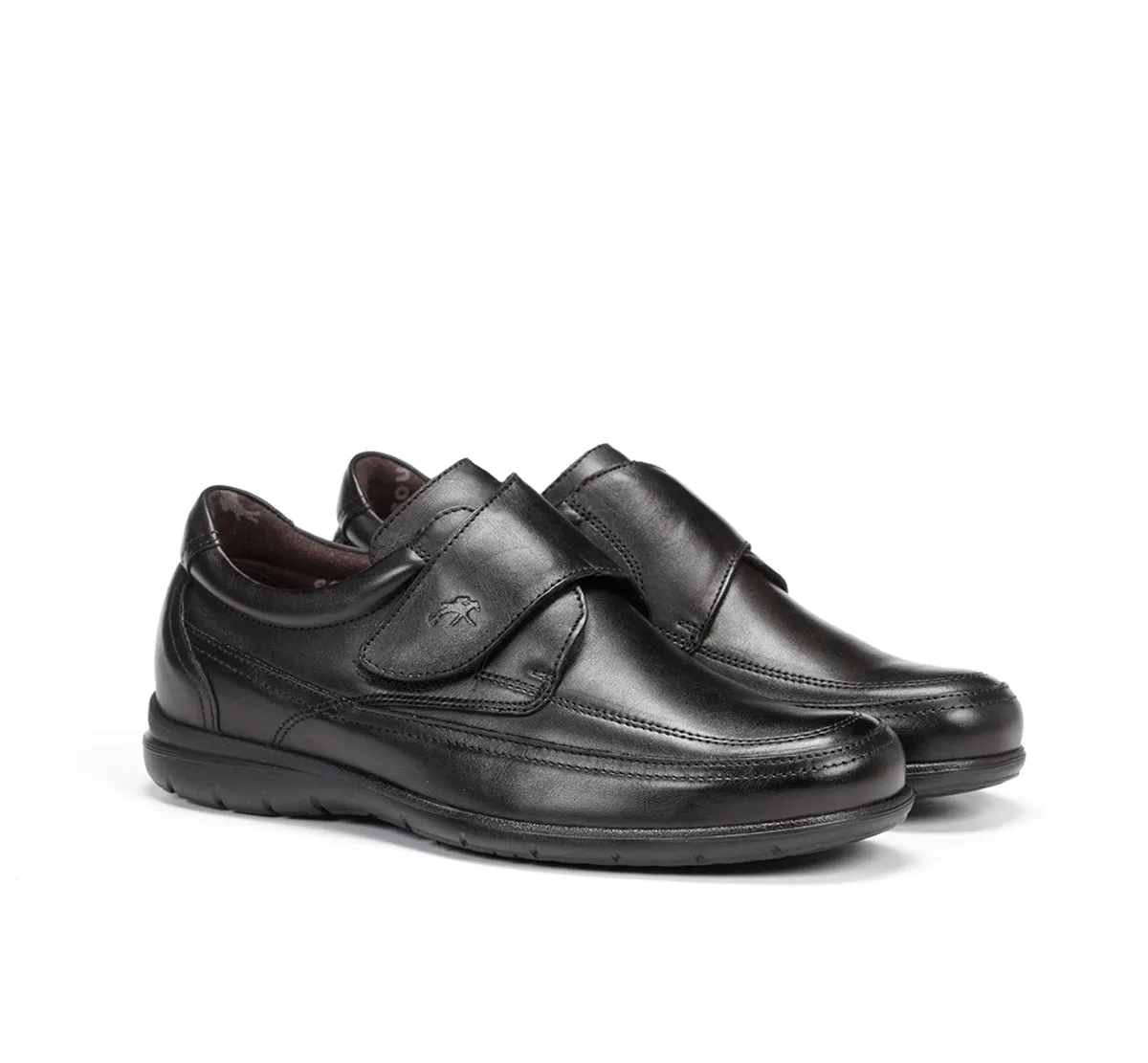 Fluchos Luca 8782 scarpe uomo nere in pelle