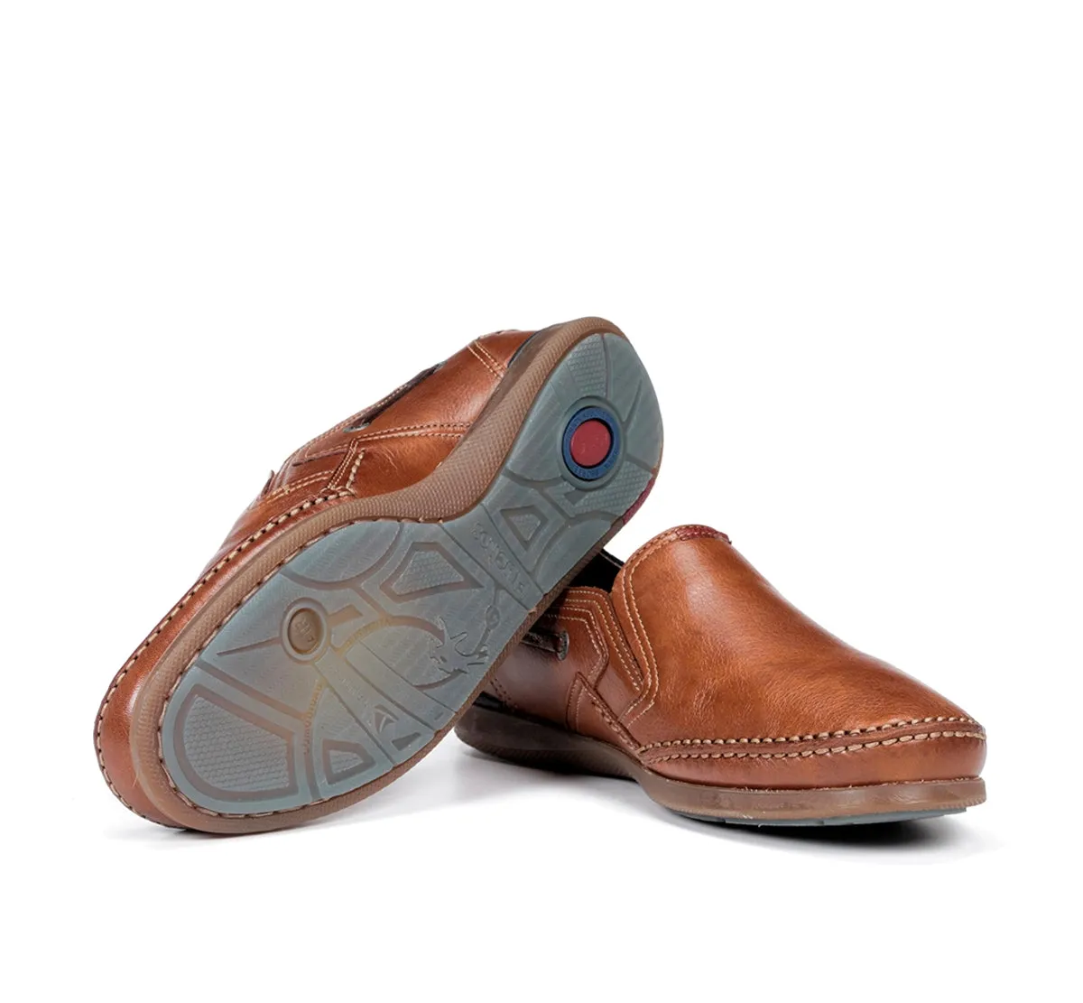 Fluchos Mariner 9883 mocassino uomo marrone slip-on