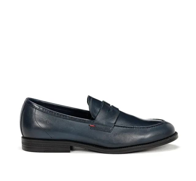 Fluchos Henri F0824 mocassino blu formale