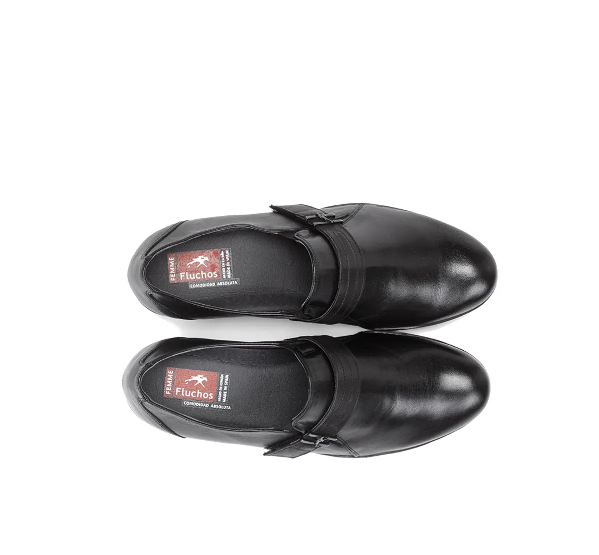 Fluchos Charis F0942 décolleté donna nero tacco medio