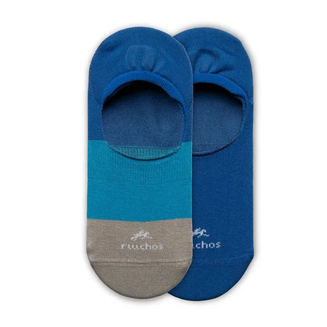 Fluchos CA0002 fantasmini uomo blu 2 paia cotone