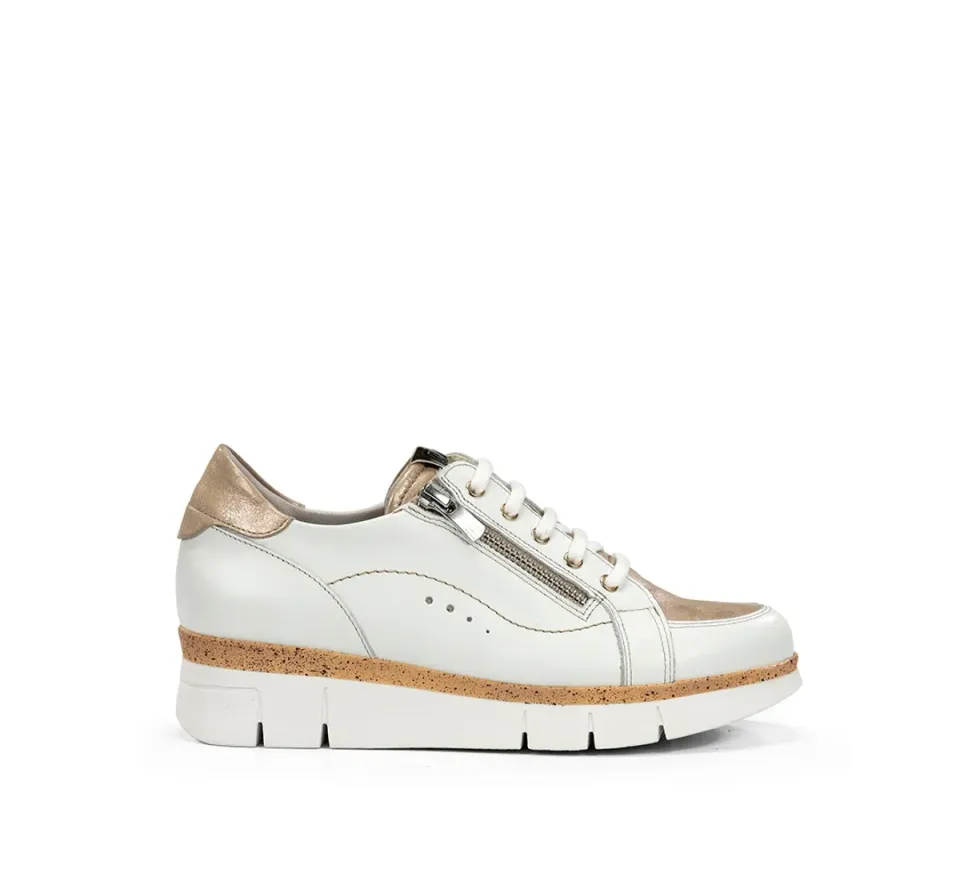 Dorking India D9301 sneakers donna oro dettaglio welt