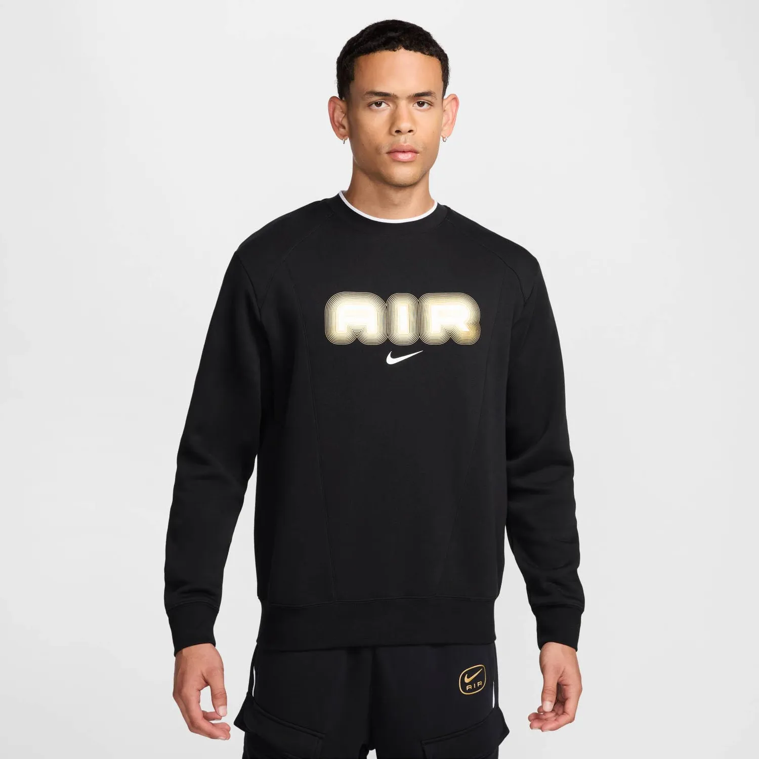 Nike Air Felpa girocollo uomo XL morbida cotone