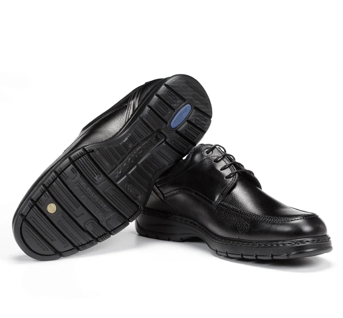 Fluchos Crono 9142 scarpe nere uomo comfort