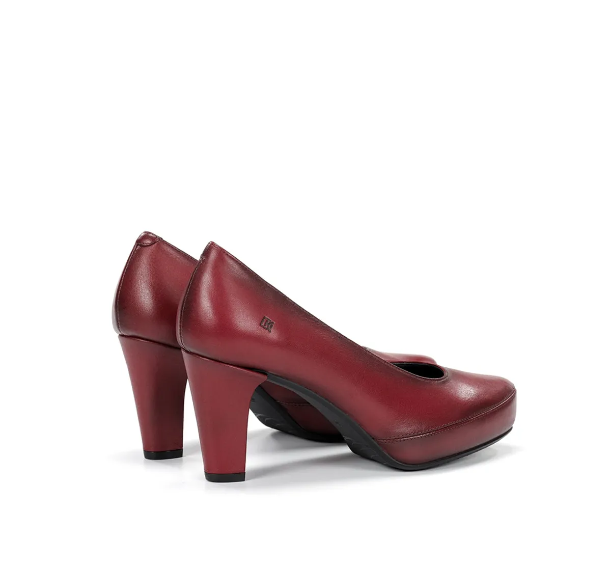 Dorking Blesa D5794 scarpe donna bordeaux tacco