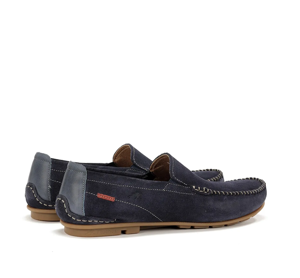 Fluchos Dorian F1091 Mocassino Uomo Blu in Pelle