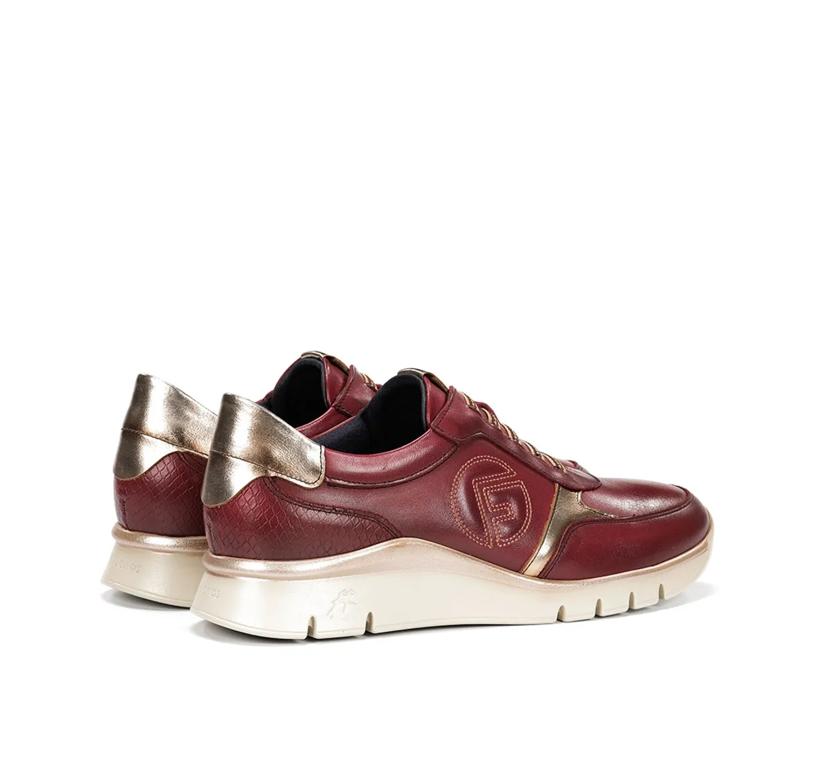 Fluchos Union F2074 Sneakers Donna Rosse Ampie