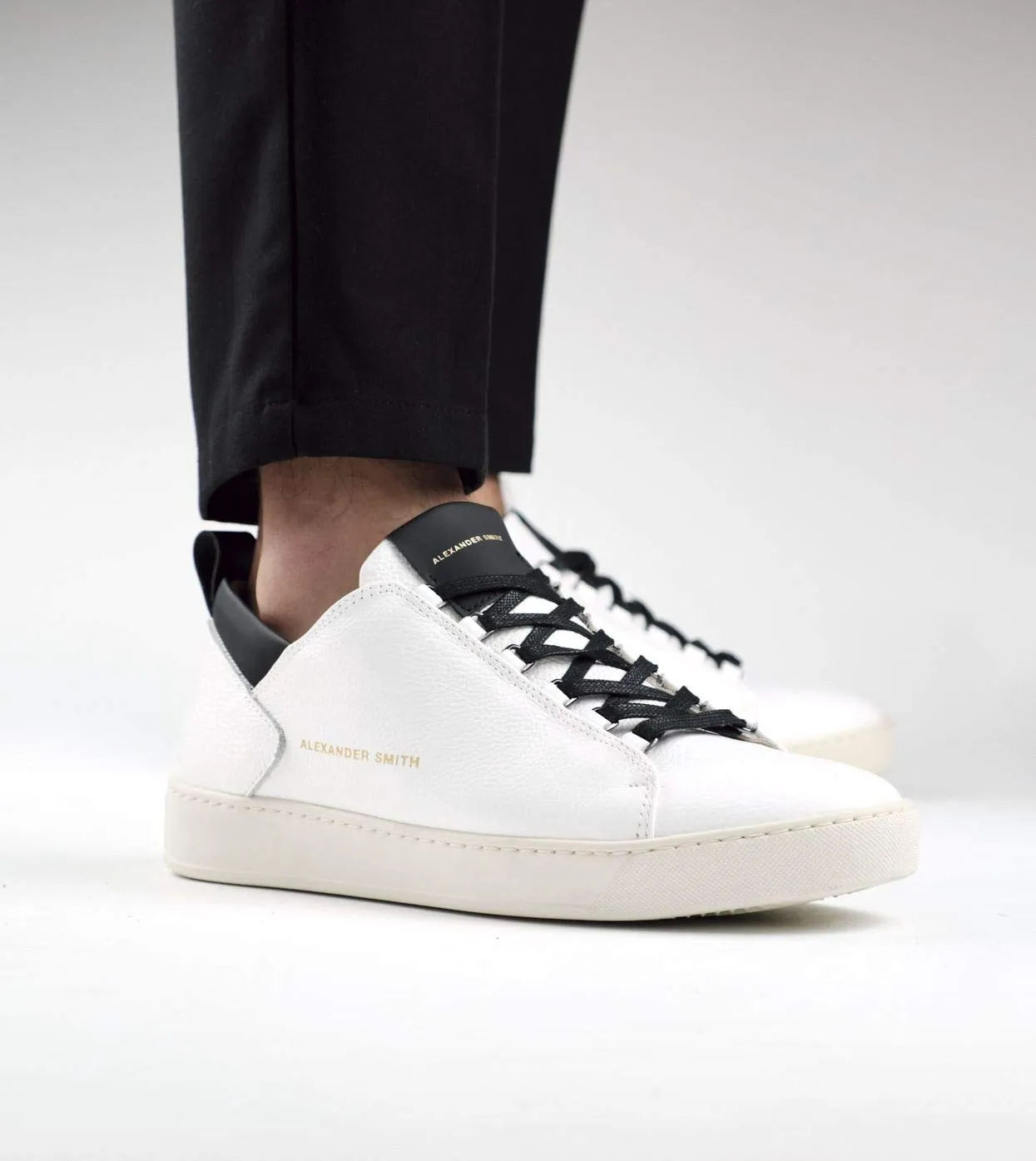 Alexander Smith Oxford sneakers uomo white pelle