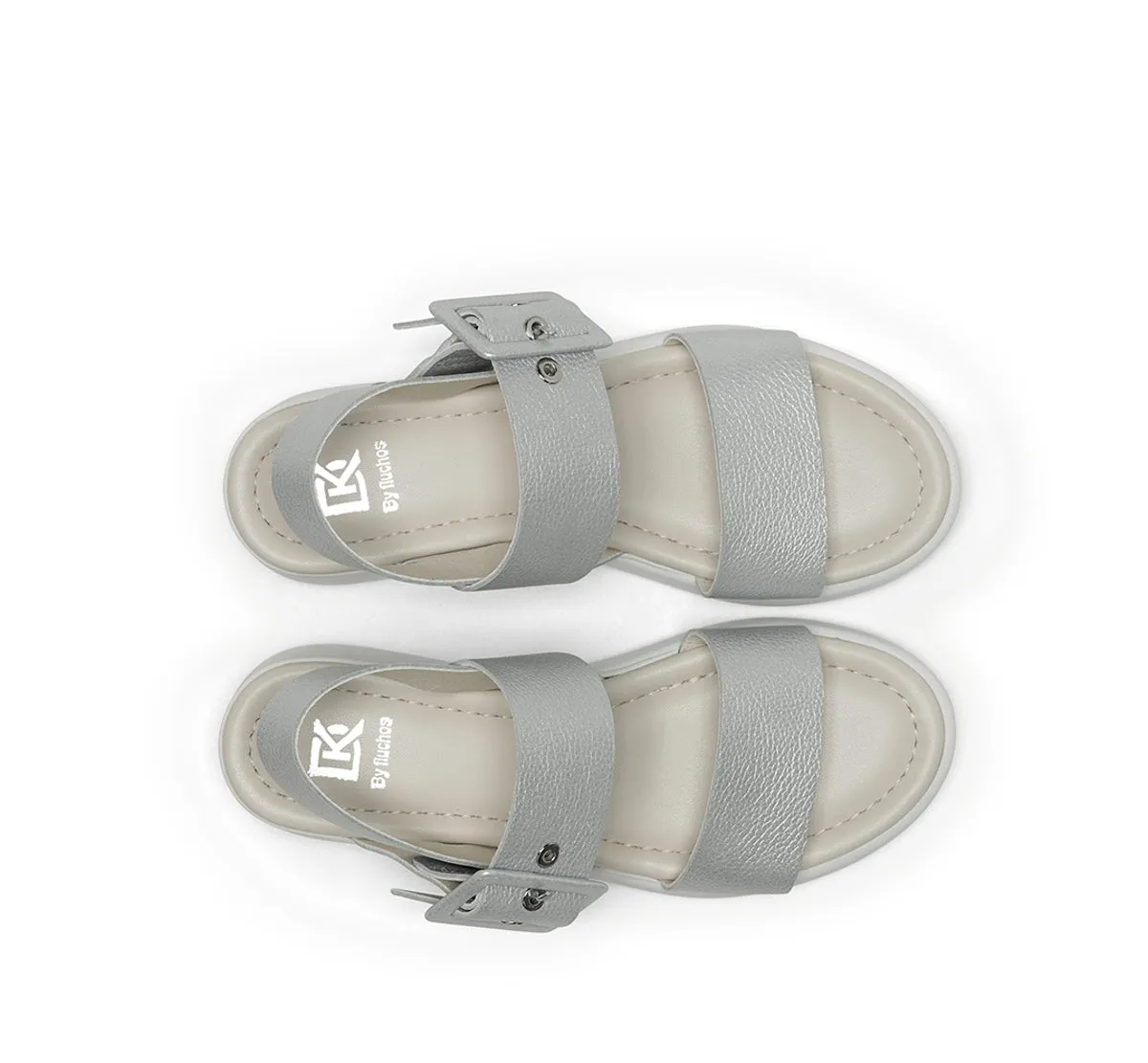 Dorking Slam D9088 sandali donna argento fibbie