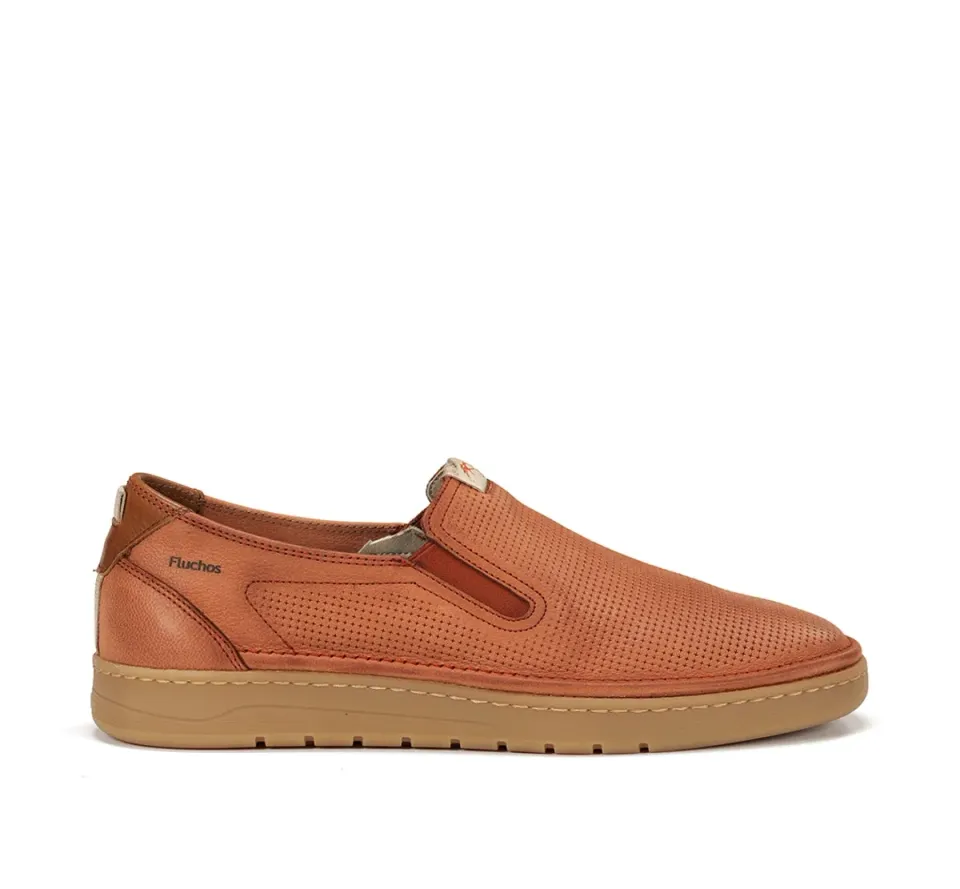 Fluchos Leo F1946 slip on uomo arancioni