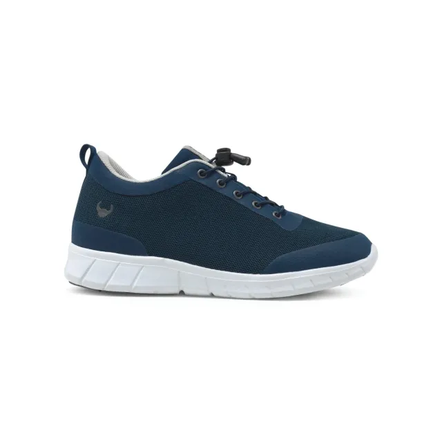 Suecos Alma Ortho scarpe lavoro blu navy plantare