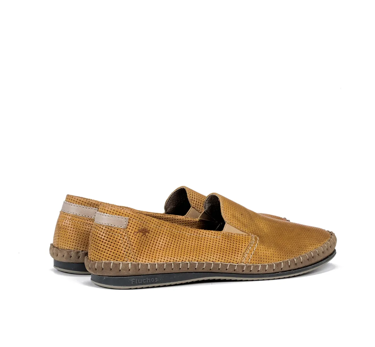 Fluchos Bahamas 8674 Mocassini Uomo Gialli Slip On