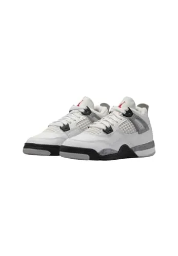 Nike Air Jordan 4 Retro scarpe uomo 46 EU bianco rosso