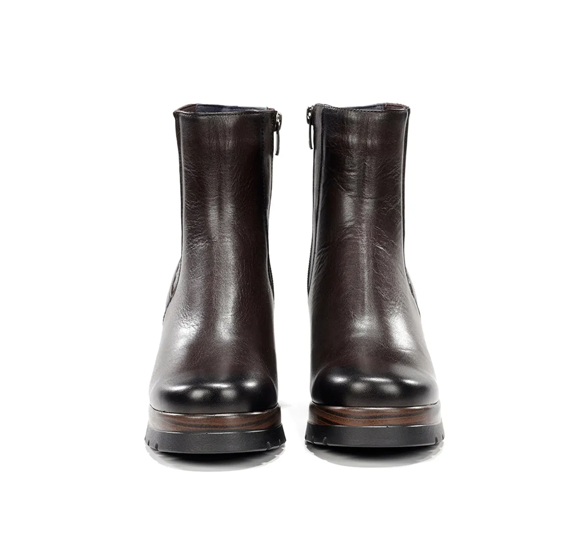 Fluchos Safe D9736 stivaletti donna marrone tacco