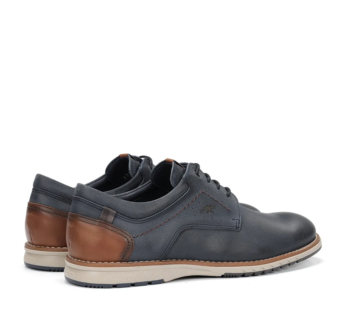Fluchos Taylor F2091 Scarpe Uomo Blu Cuciture Contrasto