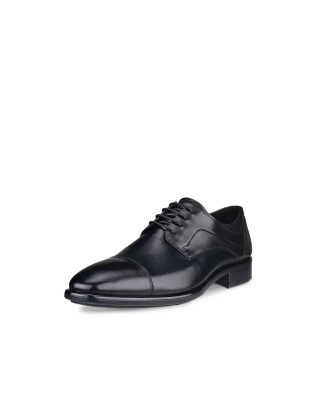 Ecco Citytray derby uomo 45 EU nere pelle