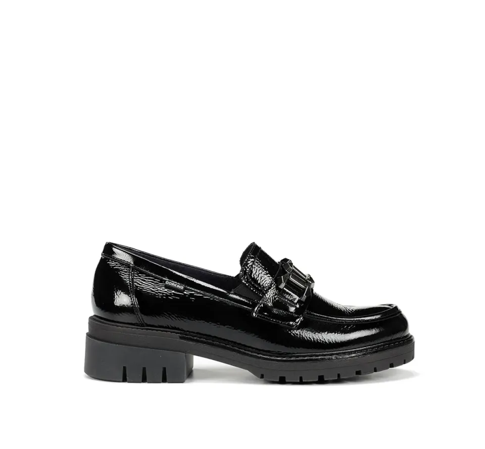 Dorking Cady D9578 Mocassino Donna Nero Track